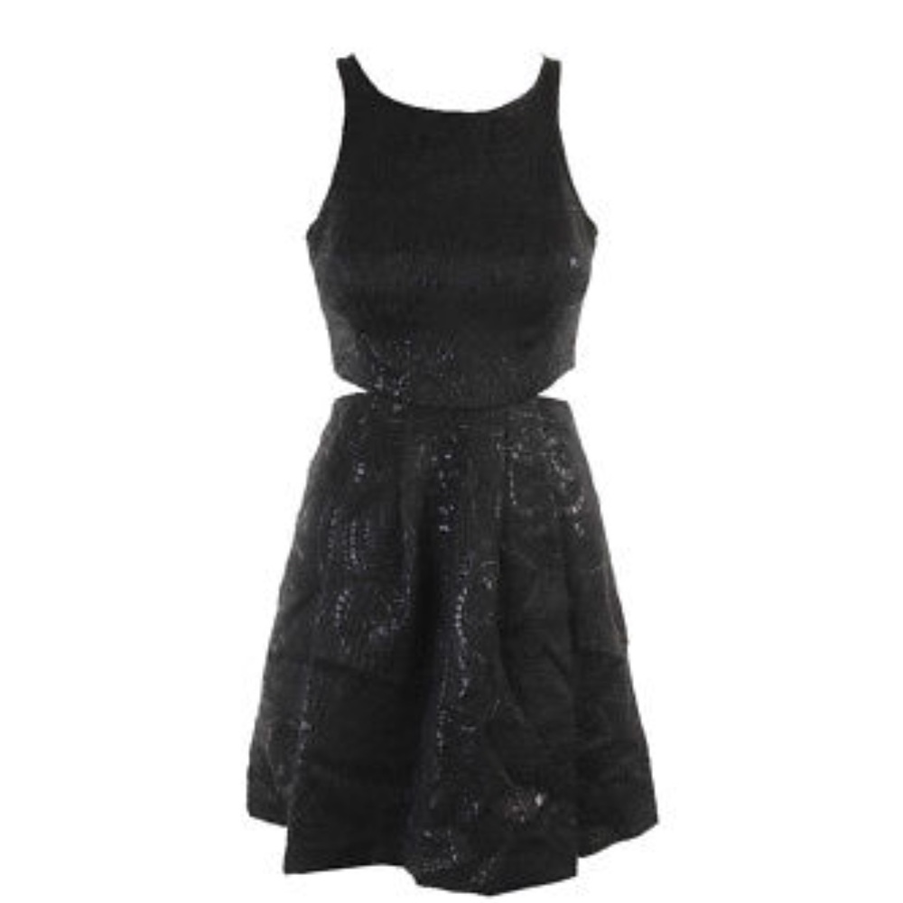BCBG Generation black cutout dress